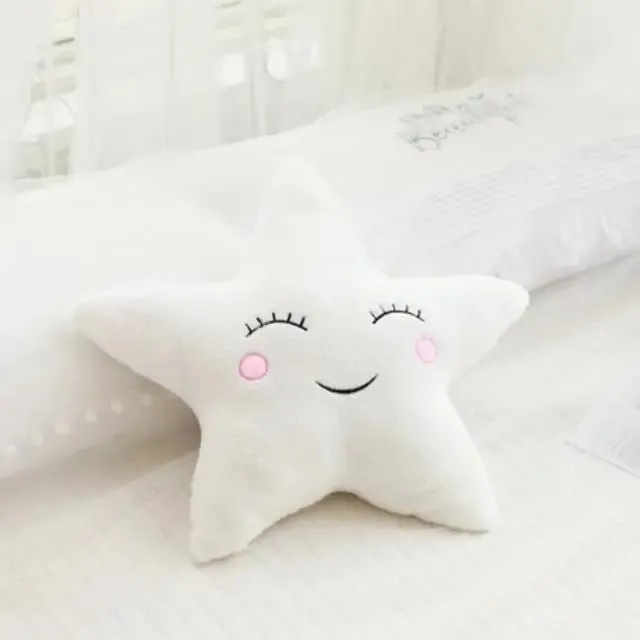 Hot Stuffed Cloud Moon Star Raindrop Plush Pillow Soft Cushion Toys For Children Baby Kids Girl Christmas Gift Room Car Decor — image 18