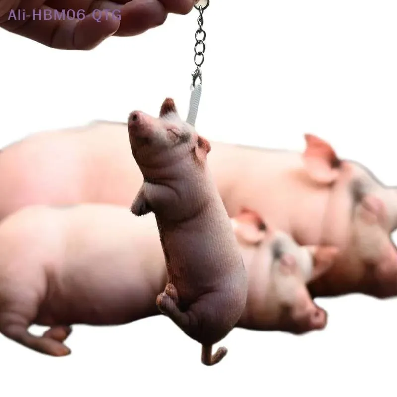 [New] Realistic Sleeping Pig Plush Toys Cotton Stuffed Lifelike Printing Pig Doll Cozy Soft Home Throw Pillow Kawaii Home Decor