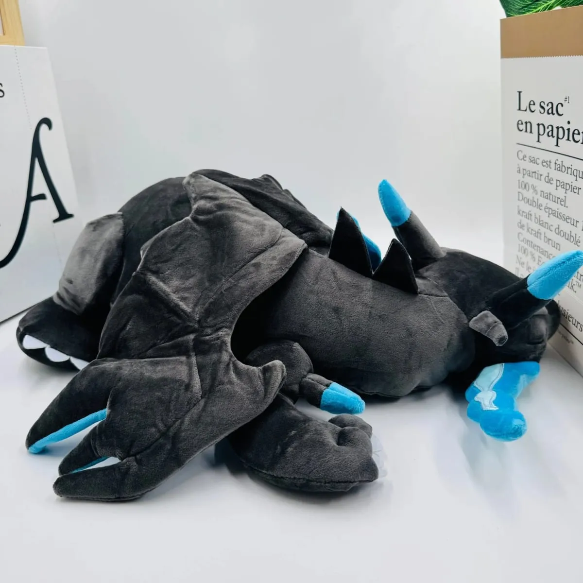 New Large 48cm Blue Sleeping Charizard Plush Doll Toys Super Soft Pokemon Stuffed Animal Anime Plush Pillow Floor/Sofa Cushion — image 10