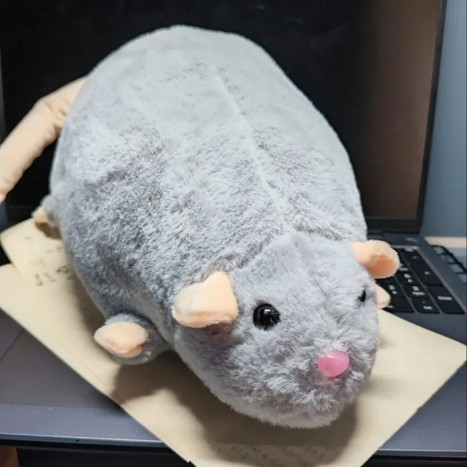 Simulation Cartoon Rat Doll available in 35/50/90cm Cute Oversized Big Mouse Plush Pillow as Birthday Gift — image 5