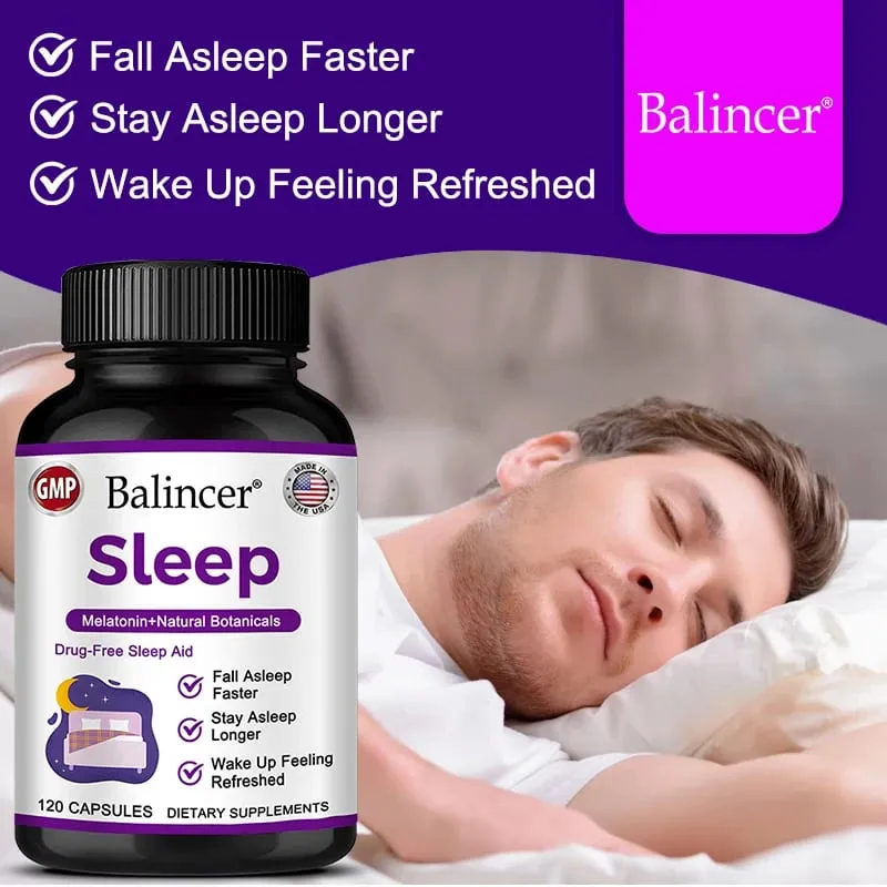 Valerian Root - Support for Calm & Relaxation To Prepare for Sleep Nervous System Health with Melatonin Extract 120 Capsules — image 2