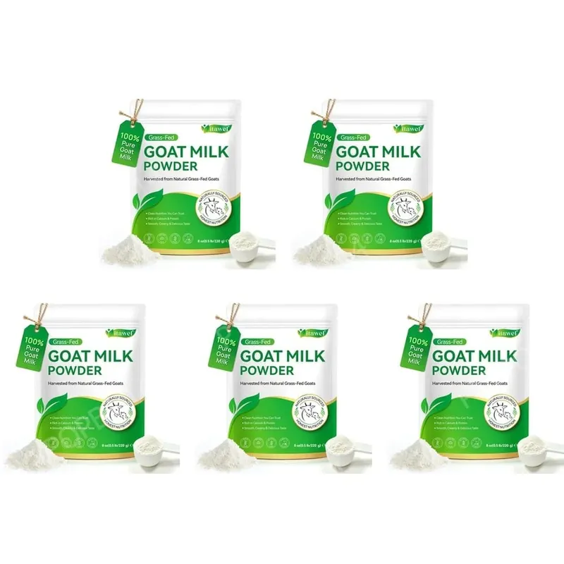 Itawel Goat Milk Nutrition Powder Supplement Grass-Fed Calcium & Protein Support Gluten-Free Easy to Mix 220g 32 Servings — image 11