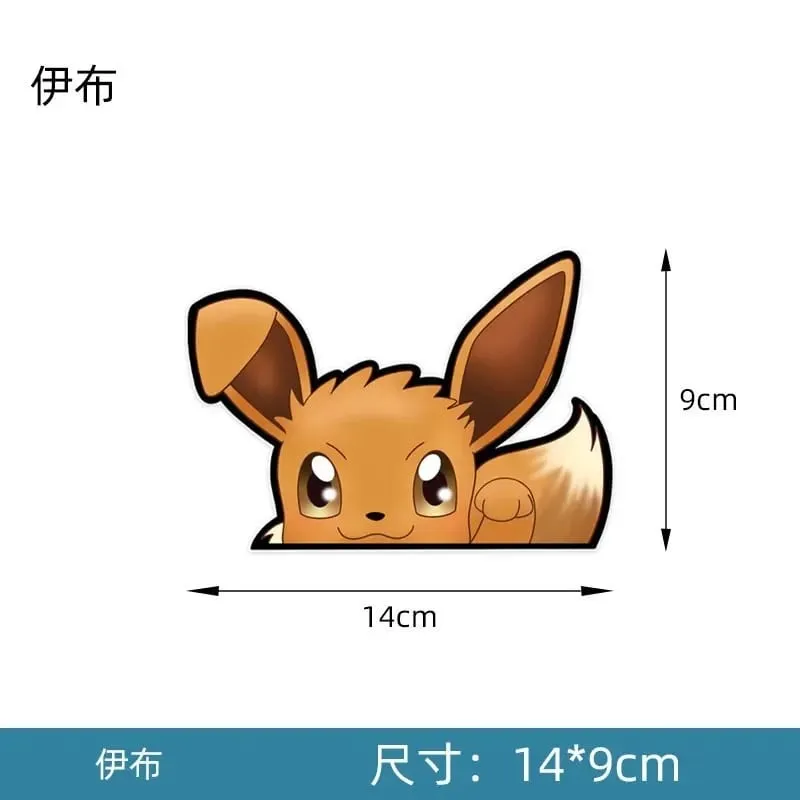 20styles Pokemon Car Stickers Anime Figure Pikachu Gengar Eevee Charmander Cute Cartoon Doll Creative Sticker Birthday Gifts — image 11