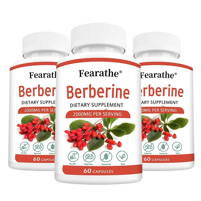 Berberine HCl 2000mg Capsules Supports Cardiovascular Health Digestion Immune Function Energy Antioxidant & Anti-Aging — image 10