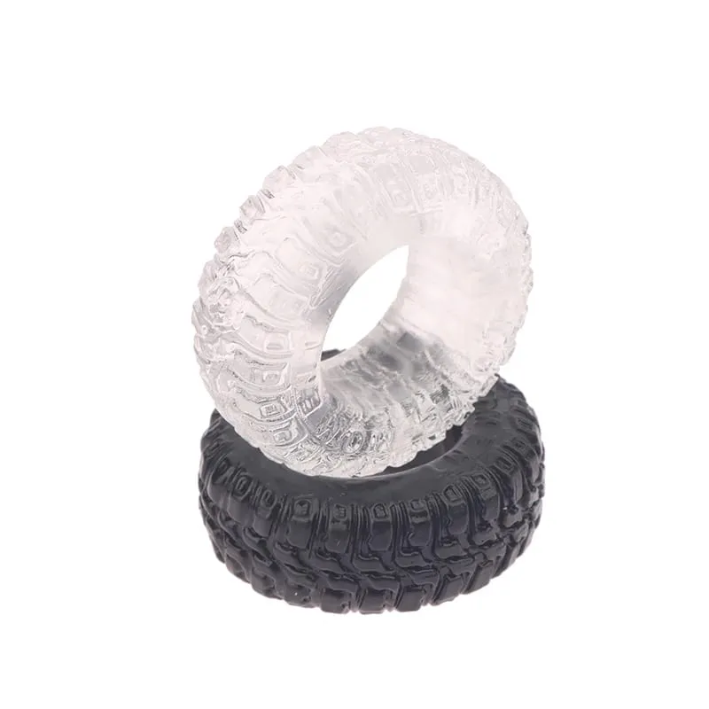 2 PCS/Set Soft Penis Cock Rings ng Lalaki Delay Ejaculation Testis Scrotum Restraint Mga Larong Pang-Adulto Mga Laruang Sex Para sa Mga Lalaki na magagamit muli — image 3