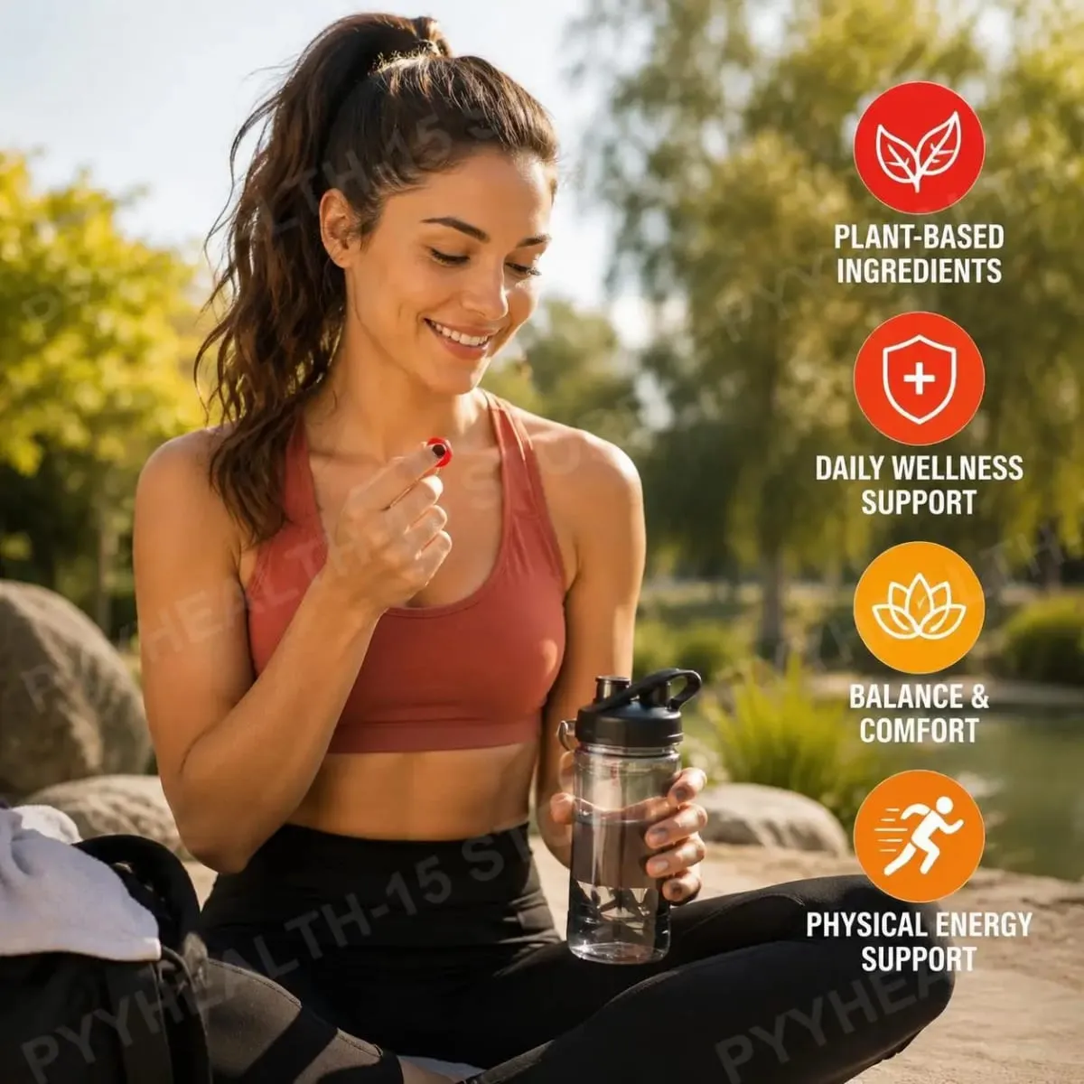 Acentilabs Creatine Monohydrate Gummies for Strength and Performance Muscle Building and Recovery Strawberry 120 Gummies — image 4