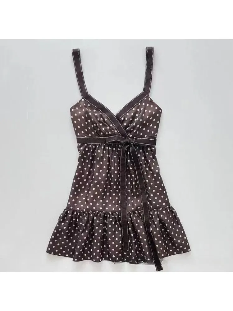 Sexy Sling Y2K Solid Fashion Tank Goth Solid Slim Backless Women Punk Crop Vintage Coquette Harajuku 2000s Aesthetics tank top