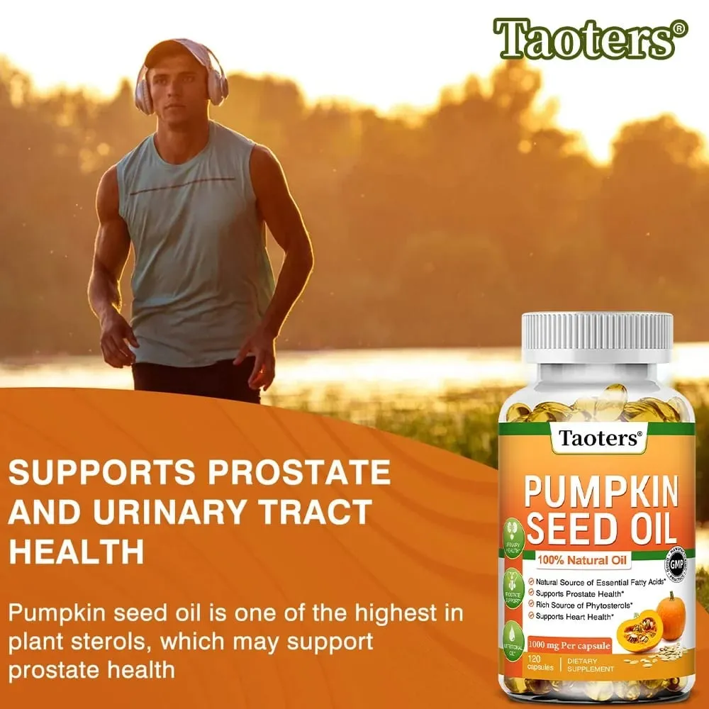 Pumpkin Seed Oil Capsules - Promotes Hair Growth Urinary Tract and Prostate Health Cardiovascular Support | Non-GMO — image 5