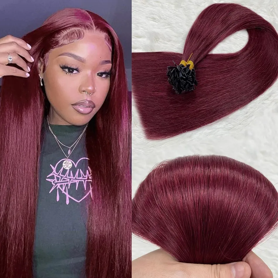 Remy Hair 30 Inch Real Remy Flat Tip Human Hair Extension Silky Straight Dark Brown Pre Bonded Keratin Fusion Hair 50 Strands — image 9