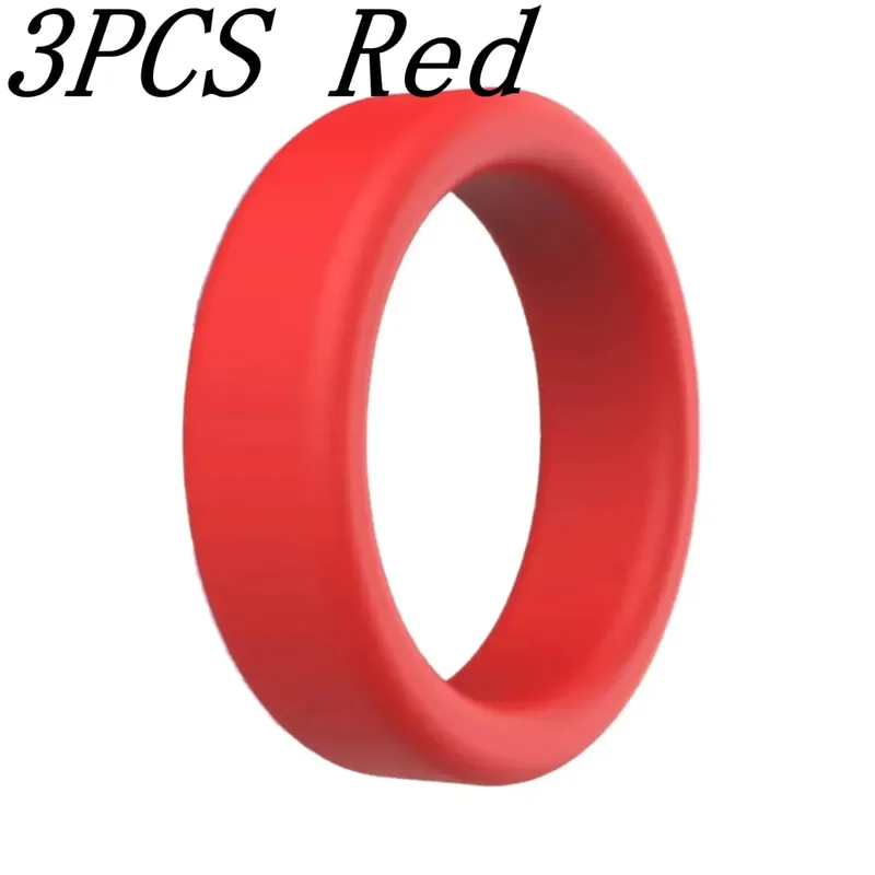 1/3 Pcs Men Penis Ring Silicone Cock Rings Male Lock Ejaculation Scrotal Ball Stretcher Anillo Hombre Cockring Sex Toys For Men — image 14