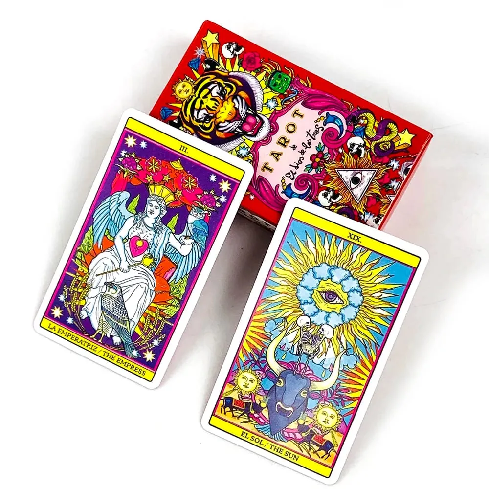 New Tarot Cards Of Arrival Traditional Chinese Style Tiger Deck Oracle English Visions Divination Edition Borad Playing Games — image 1