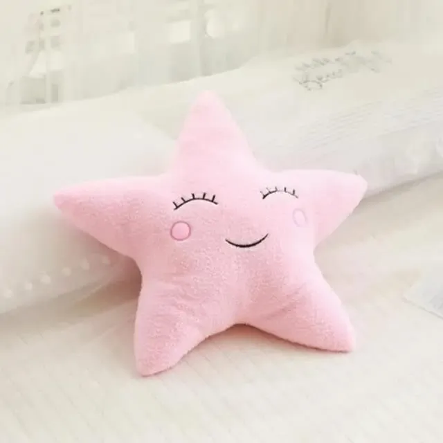 Hot Stuffed Cloud Moon Star Raindrop Plush Pillow Soft Cushion Toys For Children Baby Kids Girl Christmas Gift Room Car Decor — image 13