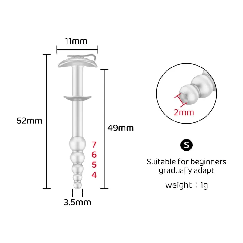 Parachute-style Beaded Easy-to-clean Hollow Rod With Anti-slip Guide for Male Urethral Dilation Alternative Adult Sex Toys — image 9
