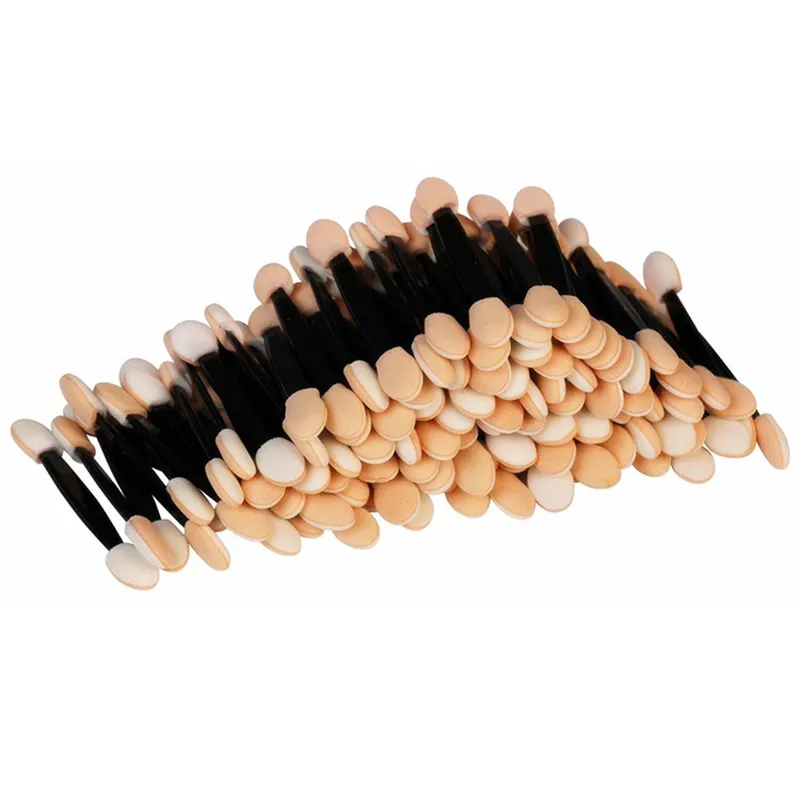 50/100PCS Eyeshadow Brush Dual Sided Sponge Nylon Sets Make up Eye Shadow Brushes For Cosmetic Applicator Makeup Tools Hot — image 6
