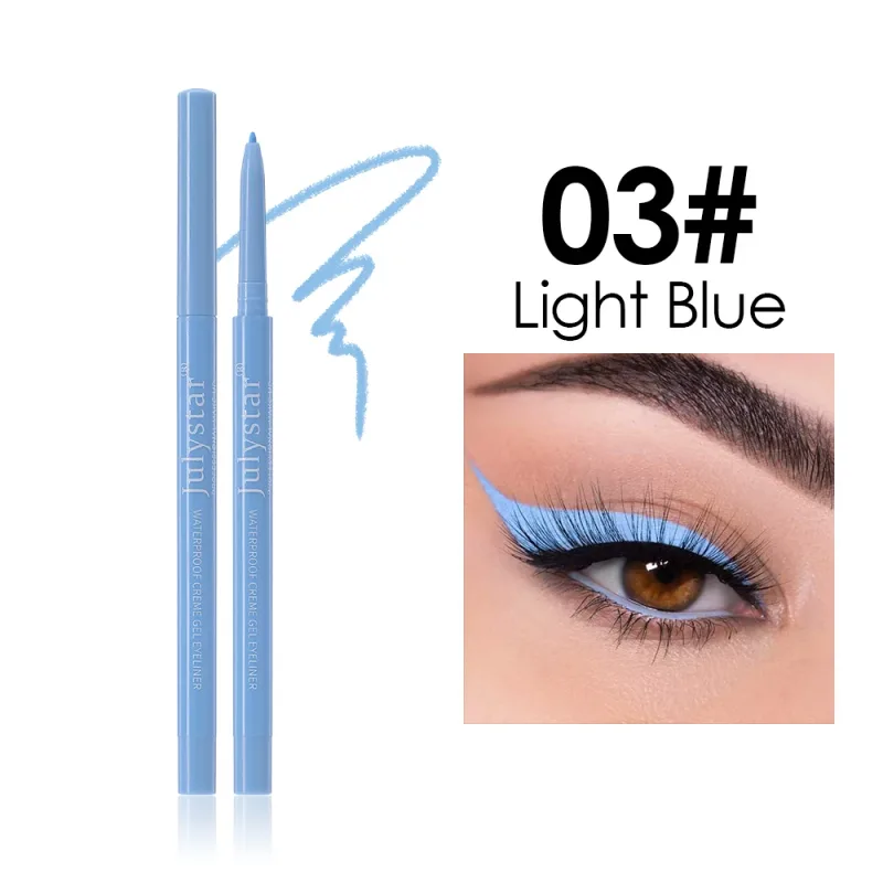 1PC White Matte Eyeliner Gel Pen Long Lasting Waterproof Eye Liner Pencil Mabilis na pagkatuyo Hindi-smudge Eye Makeup para sa mga Babaeng Cosmetics — image 14
