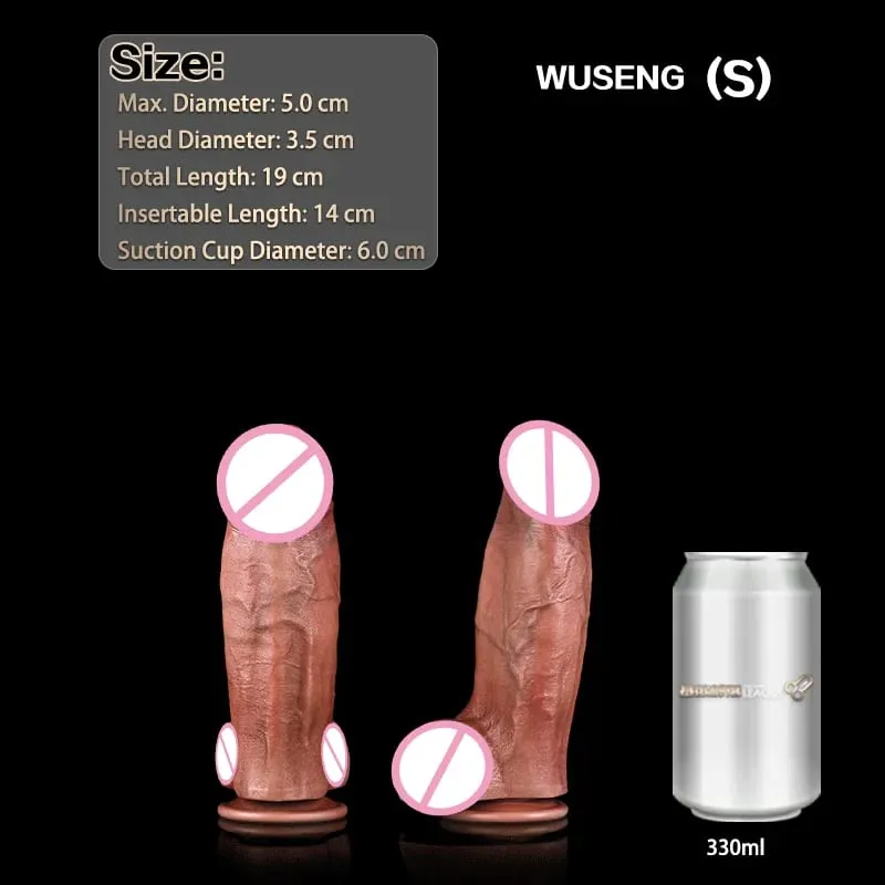 Realistic Dildo Lifelike Skin Texture Firm Core Design Ultimate Satisfaction Adult Toy — image 8