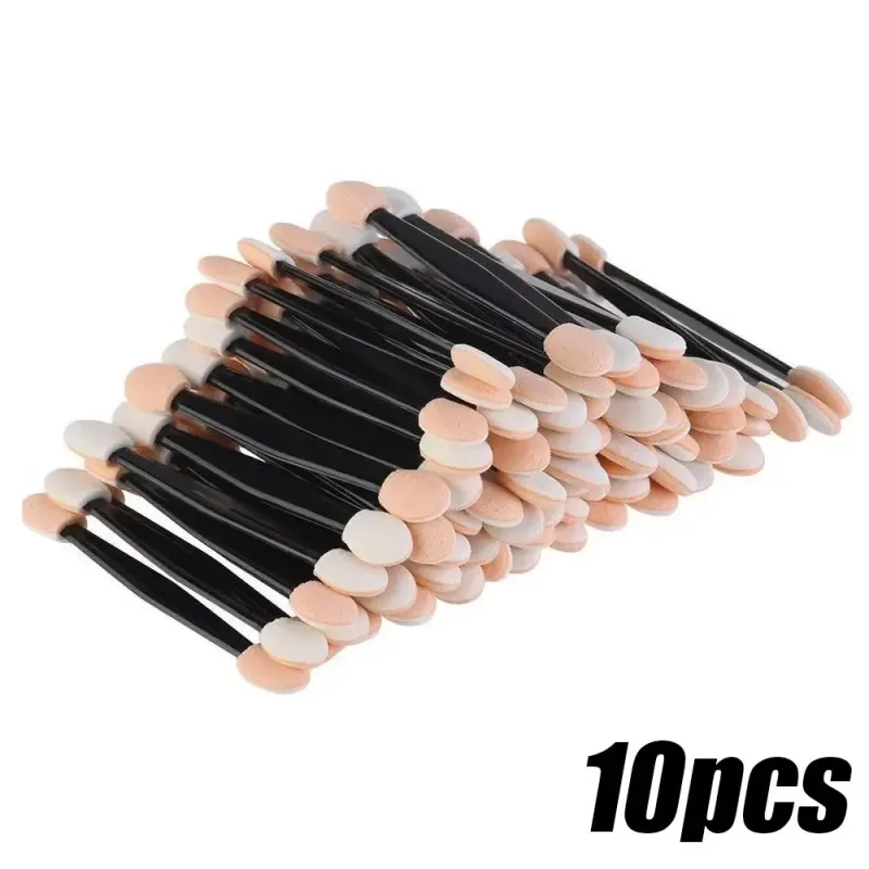 10/30/50pcs Eye Shadow Brushes Make Up Beauty Makeup Tool Reusable Dual Sided Sponge Stick Portable Applicator Accessories — image 9