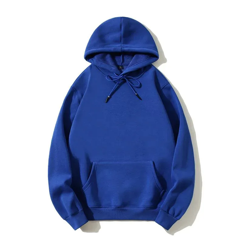 Cetakan Fesyen Hoodie Berkualiti Tinggi Logo Tersuai Kumpulan Peribadi Jenama Sulaman Lelaki dan Wanita Tebal 100 % Kapas Pullover Bulu — image 11
