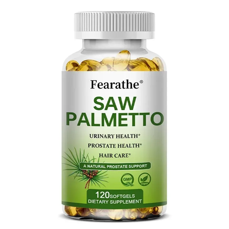Saw Palmetto Prostate Health Supplement Promote Urinary Tract Function 500mg Per Serving - Vegan Non-GMO Capsules — image 9