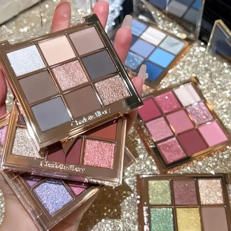 Nuevo CT naturaleza fácil de colorear paisaje estético sombra de ojos Starlight rosa luz suave disco Bicolor dos colores corazón rubor cosméticos — image 2