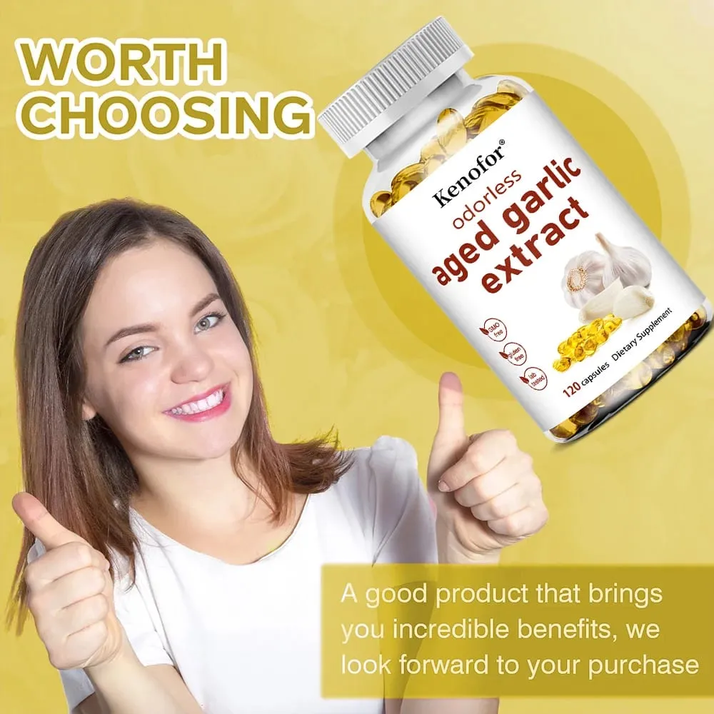 Aged Garlic Extract-odorless Supports Heart Health Supports Respiratory and Immune Health Cleansing and Detoxification — image 5