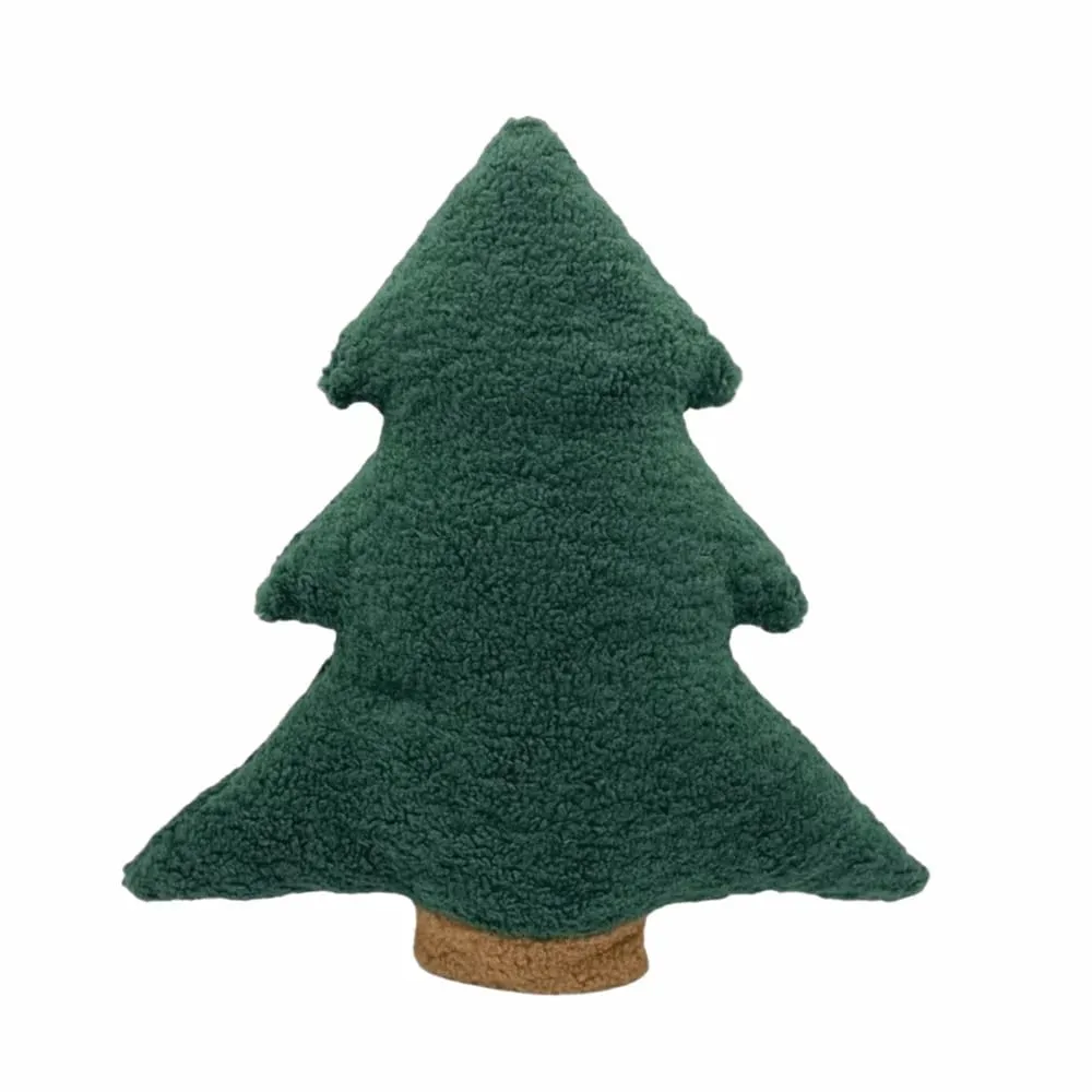 Cute 40cm Christmas Tree Pillow Soft Stuffed Plush Pillow Festive Decor Pillow Home Decor