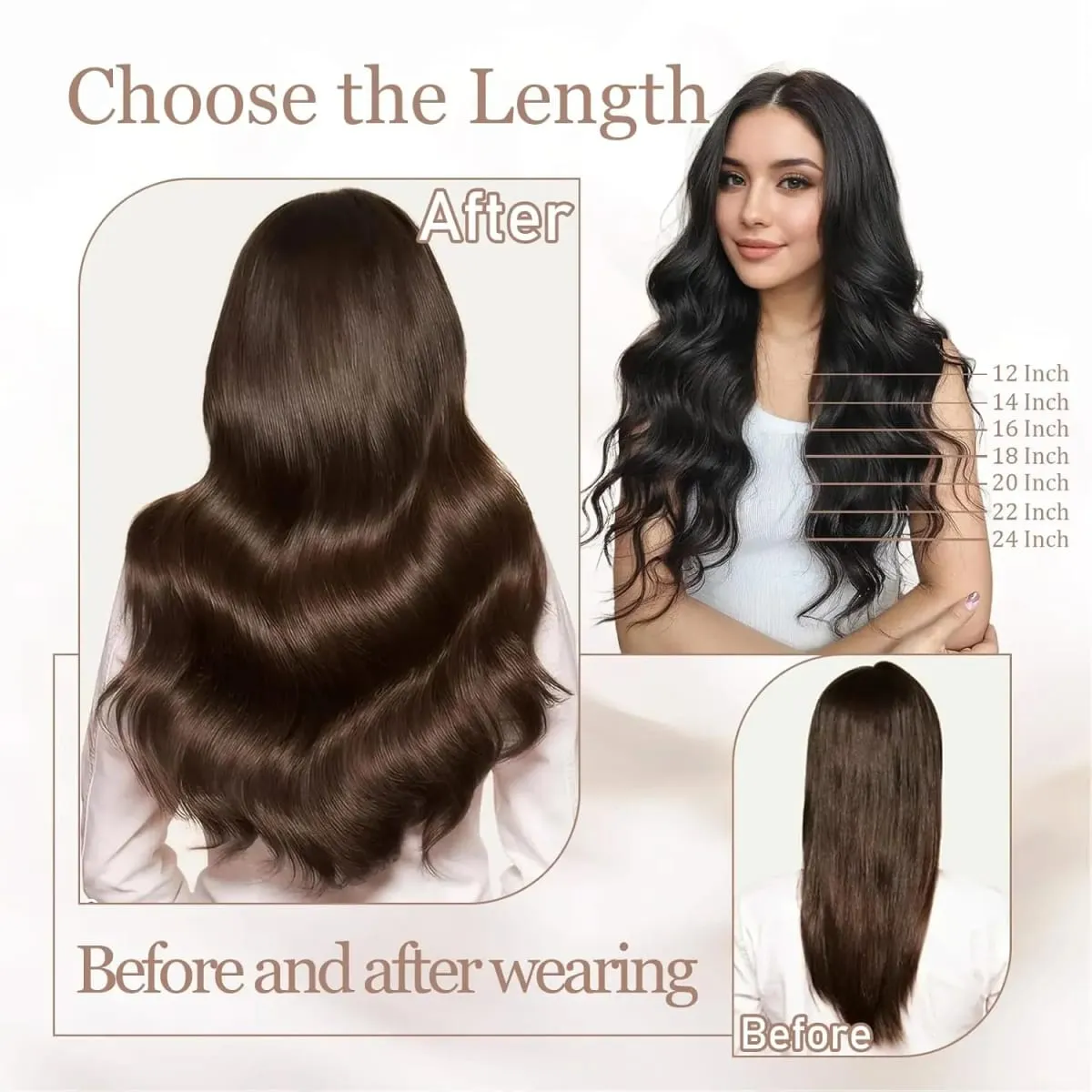 #2 Bone Straight Tape In Hair Extensions 50g/20pcs Skin Weft Invisible Tape In Human Hair Extensions 100% Human Hair For Woman — image 7