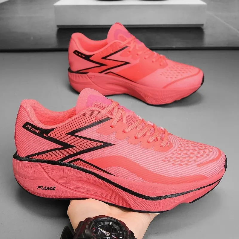 Brand Men's Carbon Plate Running Shoes Soft Cushion Shock Absorbing Sports Shoes Unisex Sneakers Light Anti-Slip Training Shoes — image 5