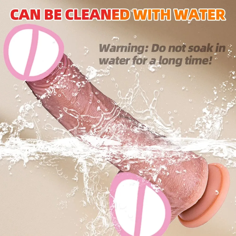 Vibrator Dildo Xxl Realistic Big Cock Telescopic Heated Spinning Penis Expansion Vibratory Massager Female Couple Sex Toys 18 — image 4