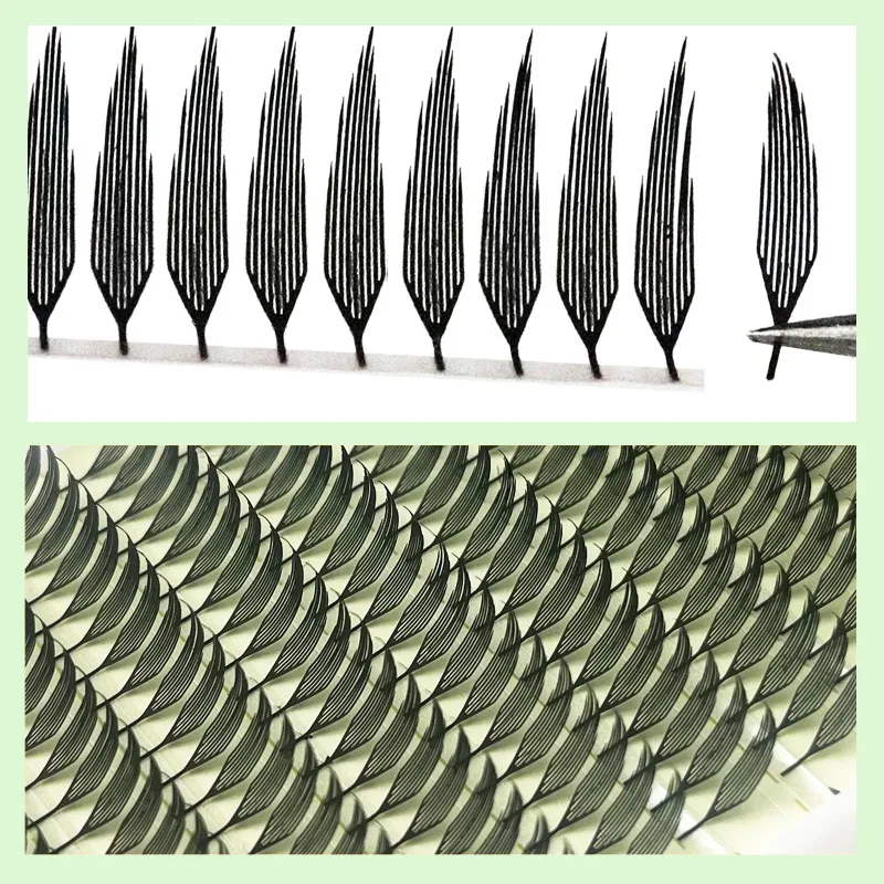 Comic Spire Manga Lash Clusters 3D Feather Anime Lashes Premade Fan Individual Eyelash Extensions Natural For Eye Makeup