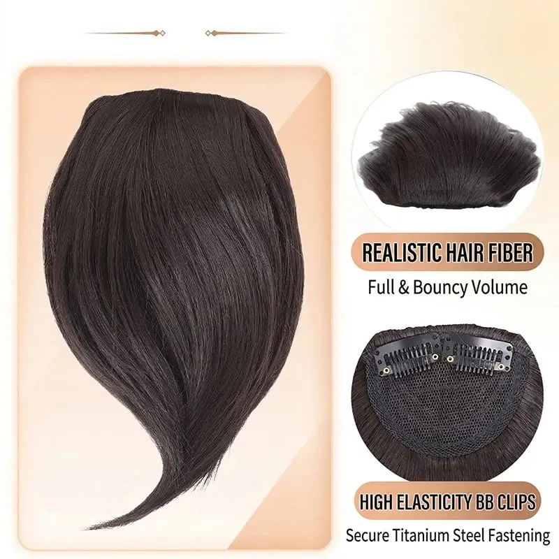 Women's Synthetic High - Crown Hair Topper Clip - In Invisible Design Natural - Looking Volume - Boosting for Thinning Hair — image 4