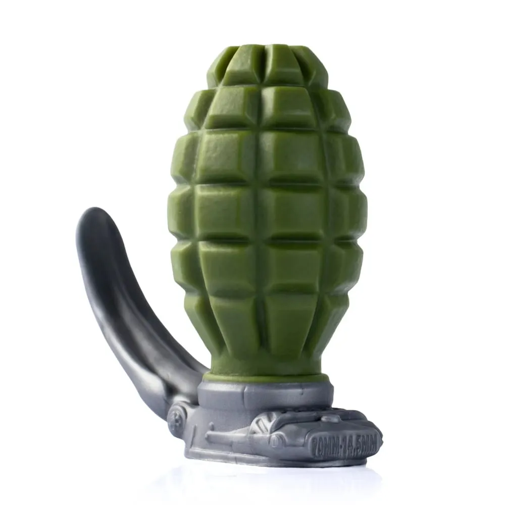 Hand Grenade-style Anal Plug Sex Adult Toys for Men and Women Pure Silicone Anal Expansion Toys Butt Plug with Protrusions — image 1