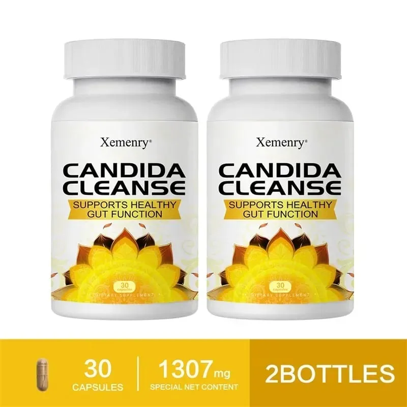 Candida Cleanse - Promuove la pulizia e la disintossicazione intestinale, migliora la digestione e allevia la stitichezza e il gonfiore