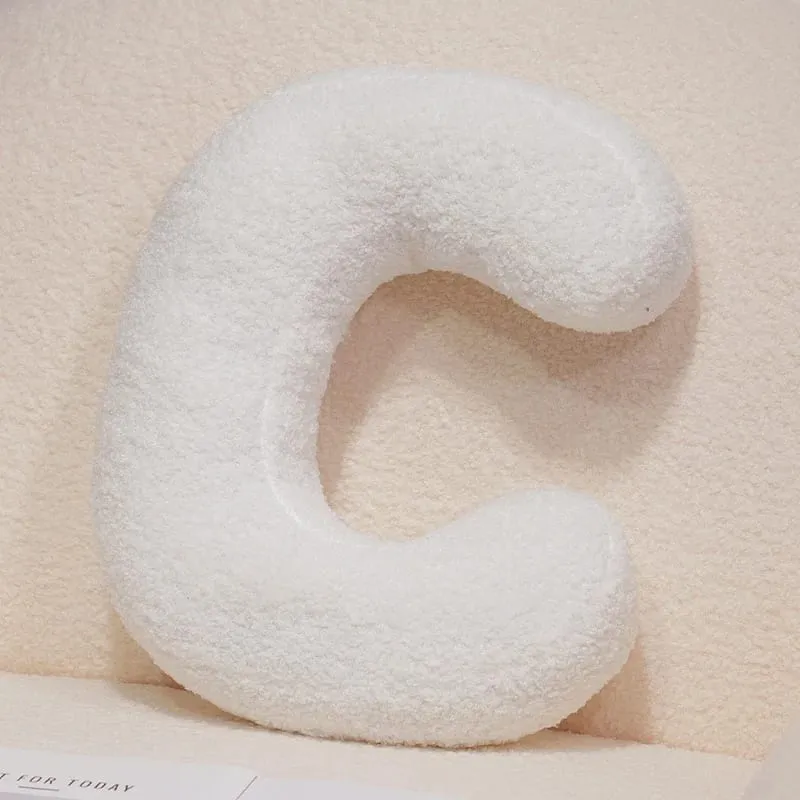 Hot Wholesale Cozy English Letters Pillow Sofa Cushion Living Room Decor 26 Letter Stuffed Doll Toy Kids Teaching Words Game Kid — image 12