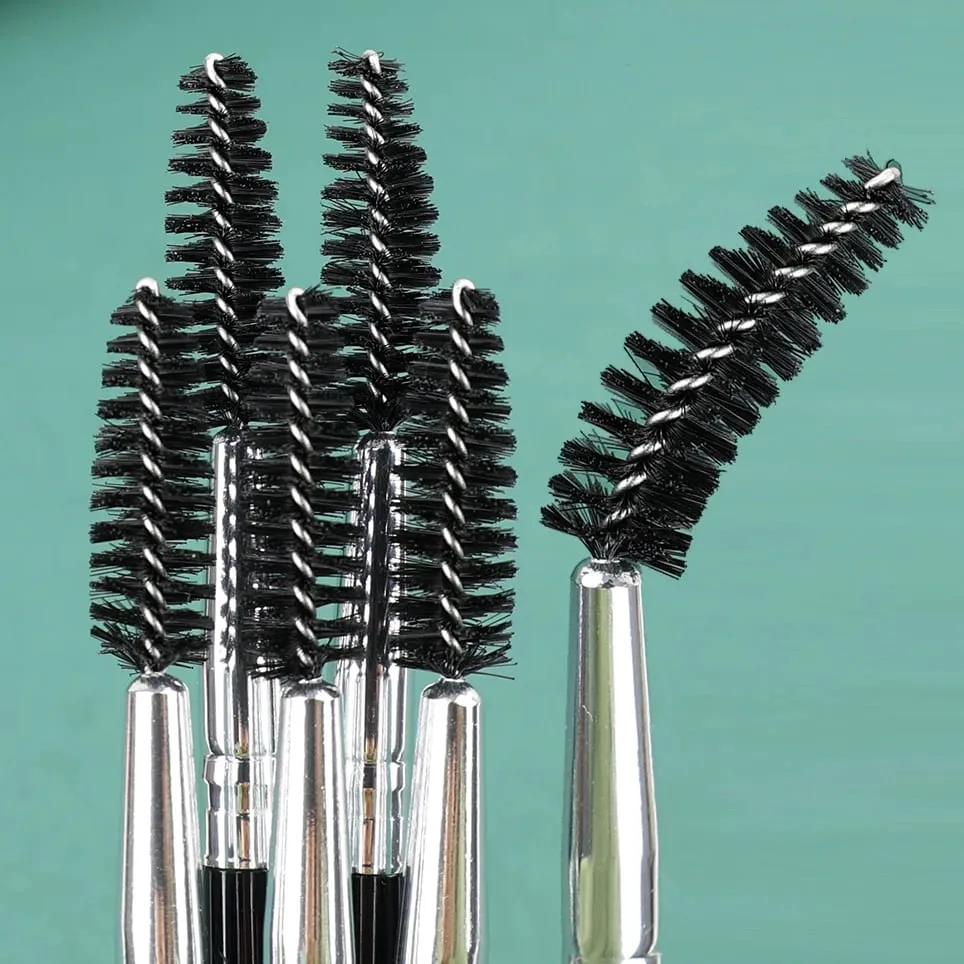 1/3pcs Soft Eyelash Brushes Twisted Eyebrow Brush Elbow Contouring Eye Brow Eyeliner Brushes Eyes Blending Cosmetic Makeup Tool — image 1