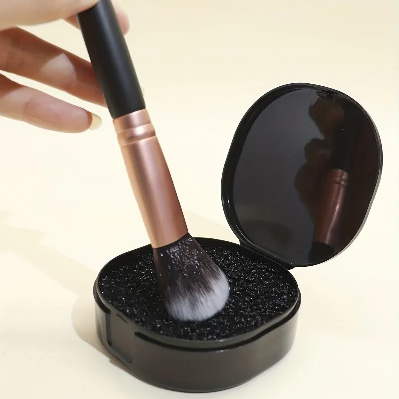 2pcs Makeup Brushes &Tools - Quick-Dry Waterless Soap-Free Color-Changing Magic for Seamless Eyeshadow Application — image 1