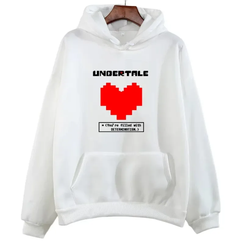 Undertale game: You are full of determination. Printed hoodies for men and women, casual sportswear, autumn and winter hoodies — image 3