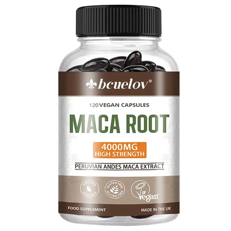 Organic Maca Root 4000mg Per Serving Natural Energy Supplement Peruvian Maca for Men & Women Non-GMO Gluten-Free
