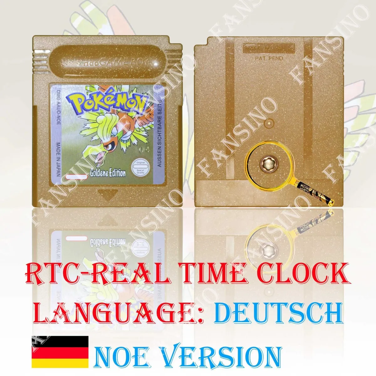 GB/GBC Real Time Clock Pokemon Crystal/Gold/Silver Version Video Game Cartridge with Battery USA/NOE/FRA/ESP/ITA Version — image 19