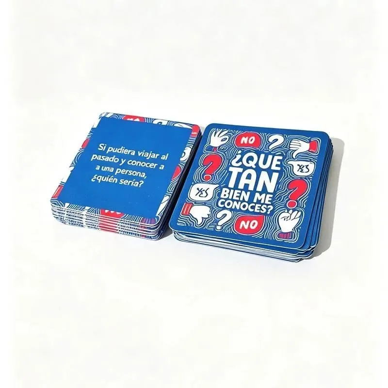 Spanish Ice-breaking Dialogue Game QUE TAN BIEN ME CONOCES Friends Party Card — image 3