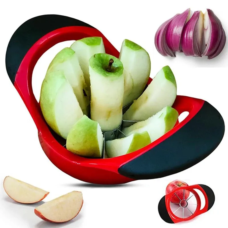 Stainless Steel Apple Slicer & Corer Super Sharp Apple Cutter Peeler Apple Sharpener Tool Multifunctional Fruit Cutter SGGJ007 — image 1