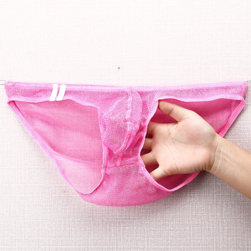 Cuecas masculinas ultrafinas de malha baixa cintura respirável — image 19