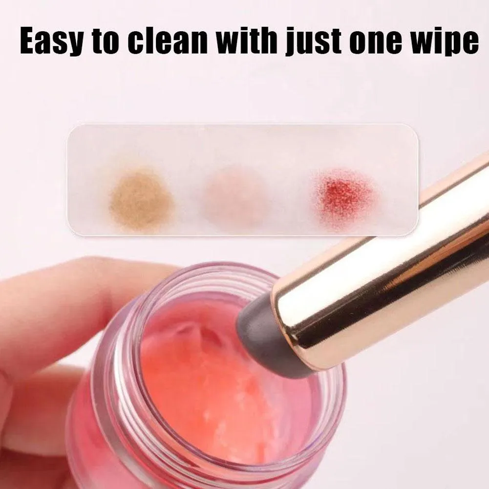 Silicone Lip Brush With Cover Cap Lid Concealer Brush Lipstick & Lip Balm Applicator Soft Lipstick Makeup Brushes Round Head — image 3