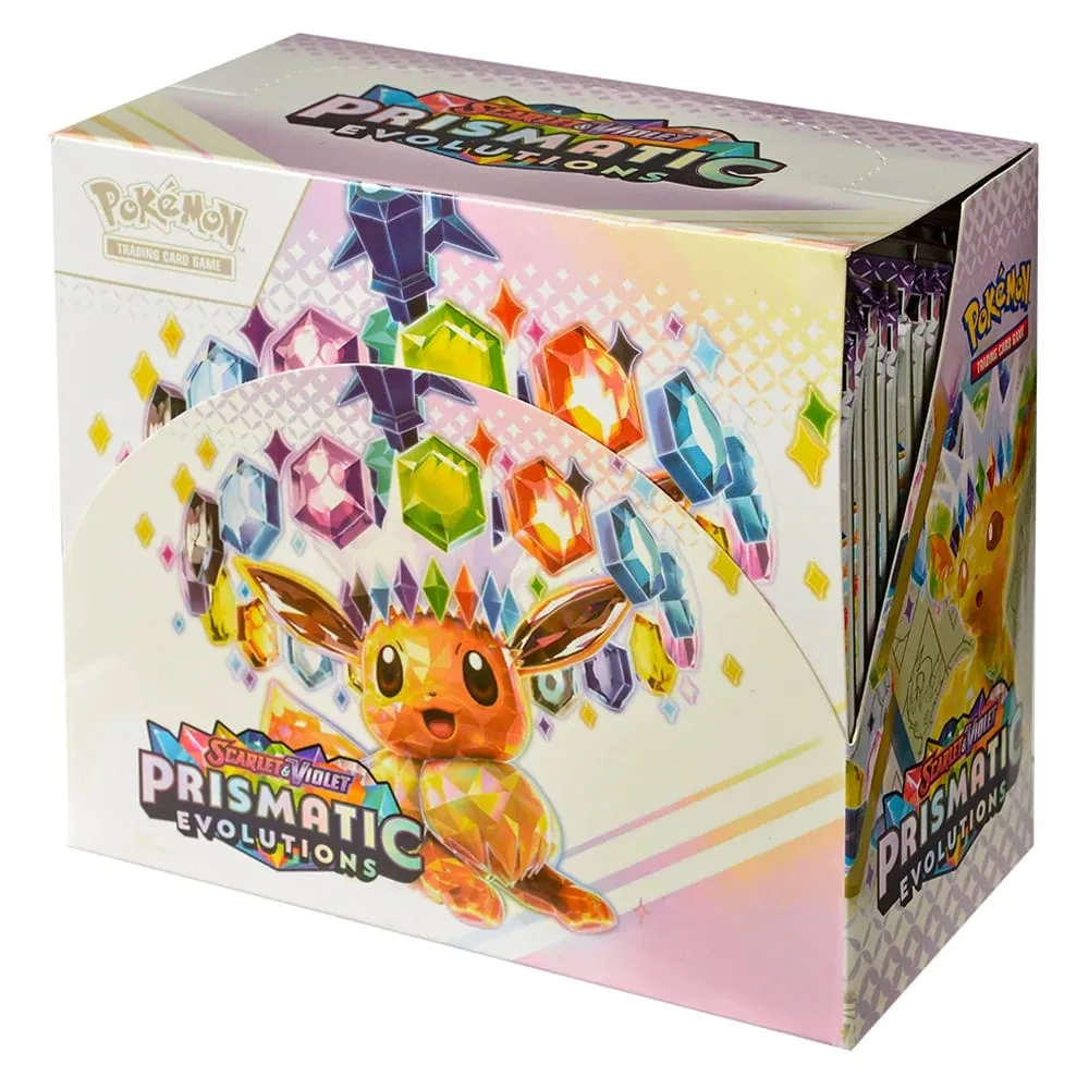 360Pcs English Pokémon TCG: Prismatic Evolutions Scarlet Violet Box Pokémon trade card 36 Pack Box gift — image 1