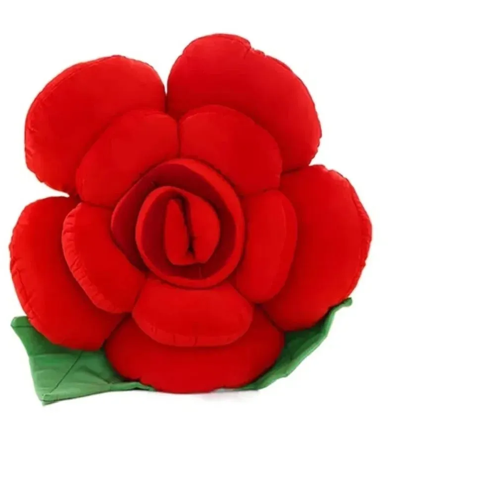 New Large Rose Shaped Pillow Plush Colorful Sofa Flower Cushion Simulated Car Interior Cushion Plush Toys — image 11