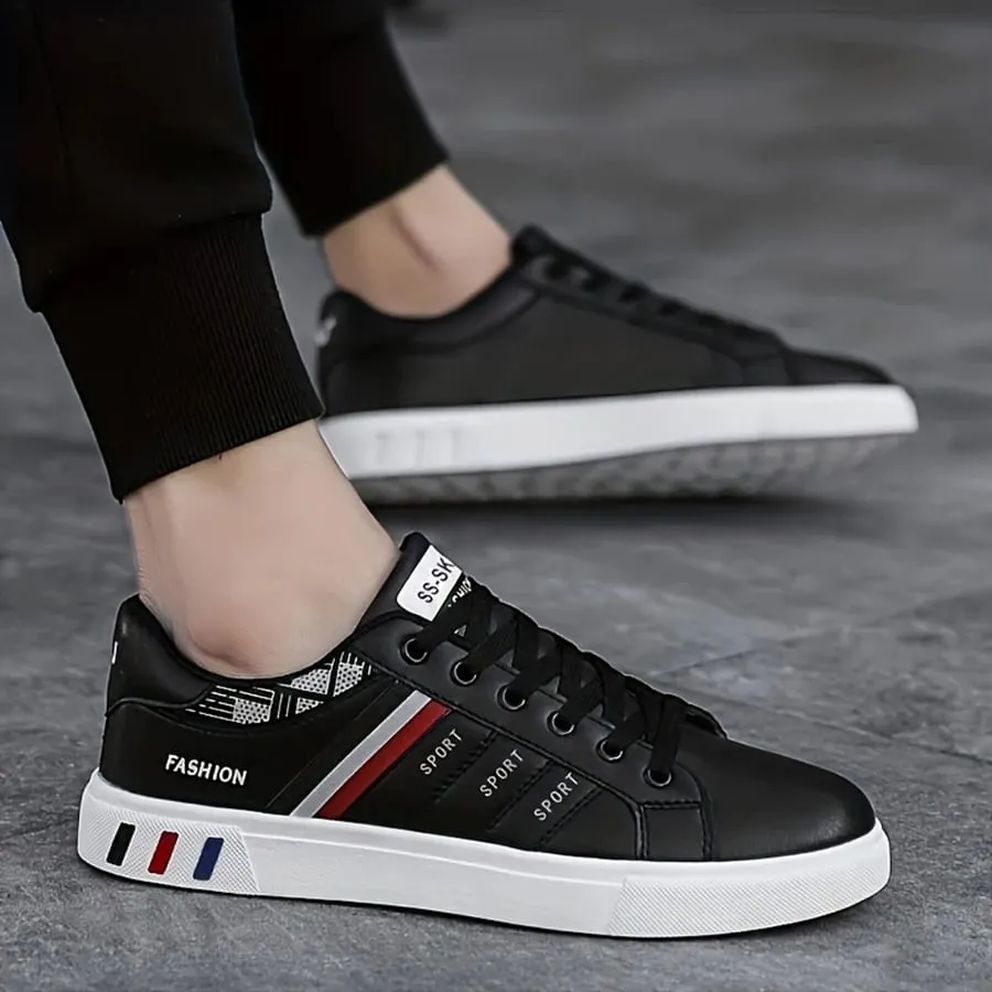 A Pair of White Sneakers Perfect for Skateboarding Casual Sports and Everyday Wear. Lightweight with A Soft Sole Suitable fo — image 6