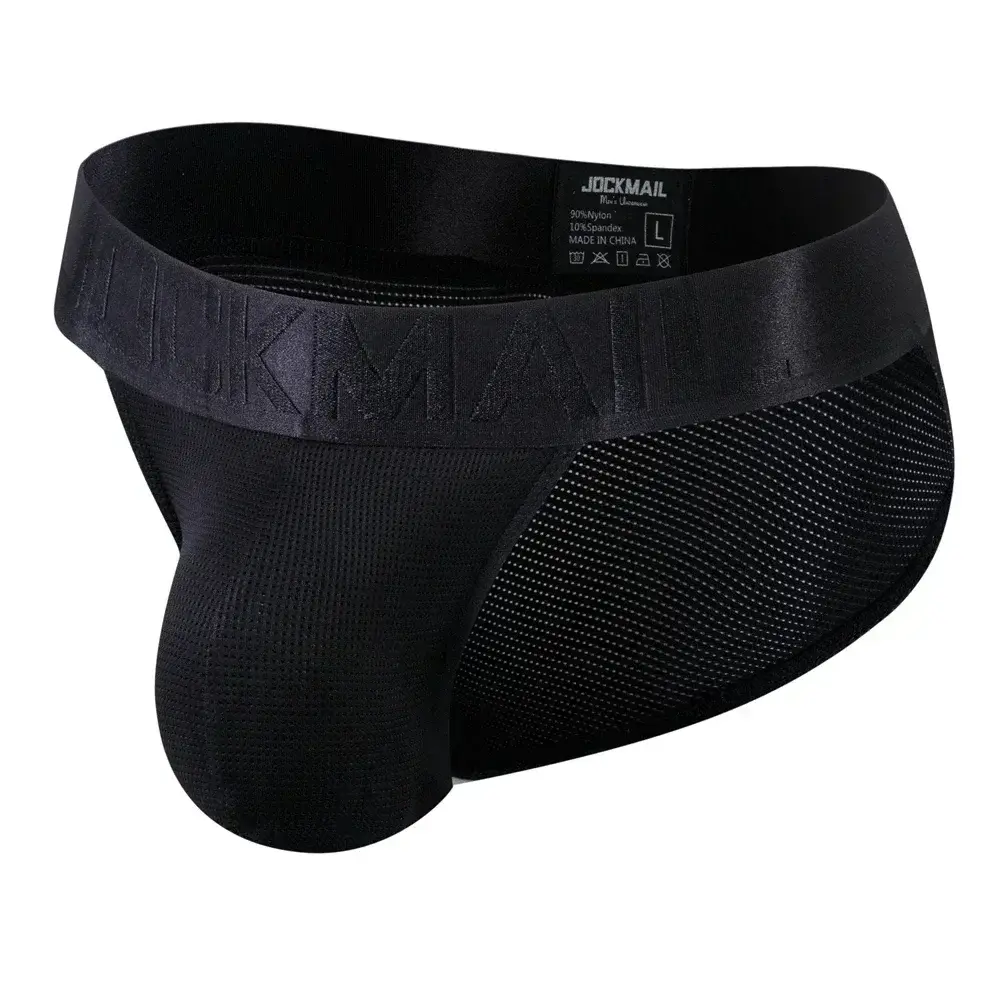 Herren-Unterwäsche, Slips, Unterhosen, Nylon-Mesh, schnell trocknend, Herren-Slips, Bikini-Slip, Herren-Tanga-Slips, Jockstrap, schwule Unterwäsche — image 4