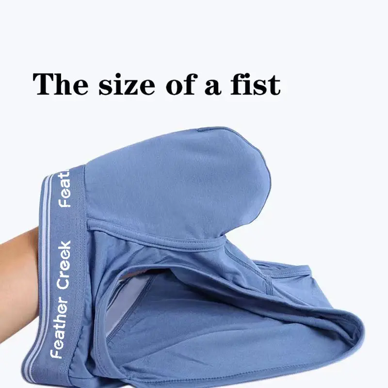 Mens Everyday Large Pouch Underwear U Convex Bulge Enhancing Durable Seamless Cotton Briefs Breathable Low Rise Boxer Shorts Fit — image 9