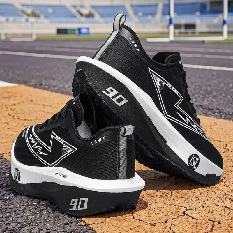 Men Carbon Plate Running Shoes Breathable Athletic Sneakers Shock Absorb Trainers Outdoor Marathon Jogging Women Tennis Shoes — image 6