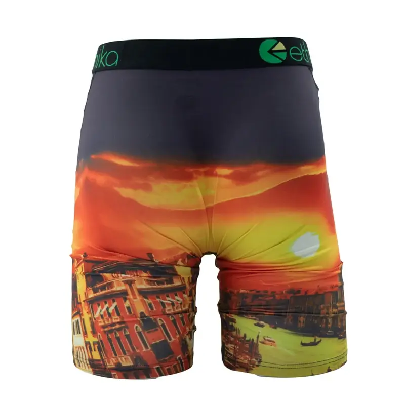 1Pcs Men Underwear Boxers Breathable Mesh Mens Underpants Plus Size Man Swimming Boxer Briefs Summer Sexy Men's Panties — image 3